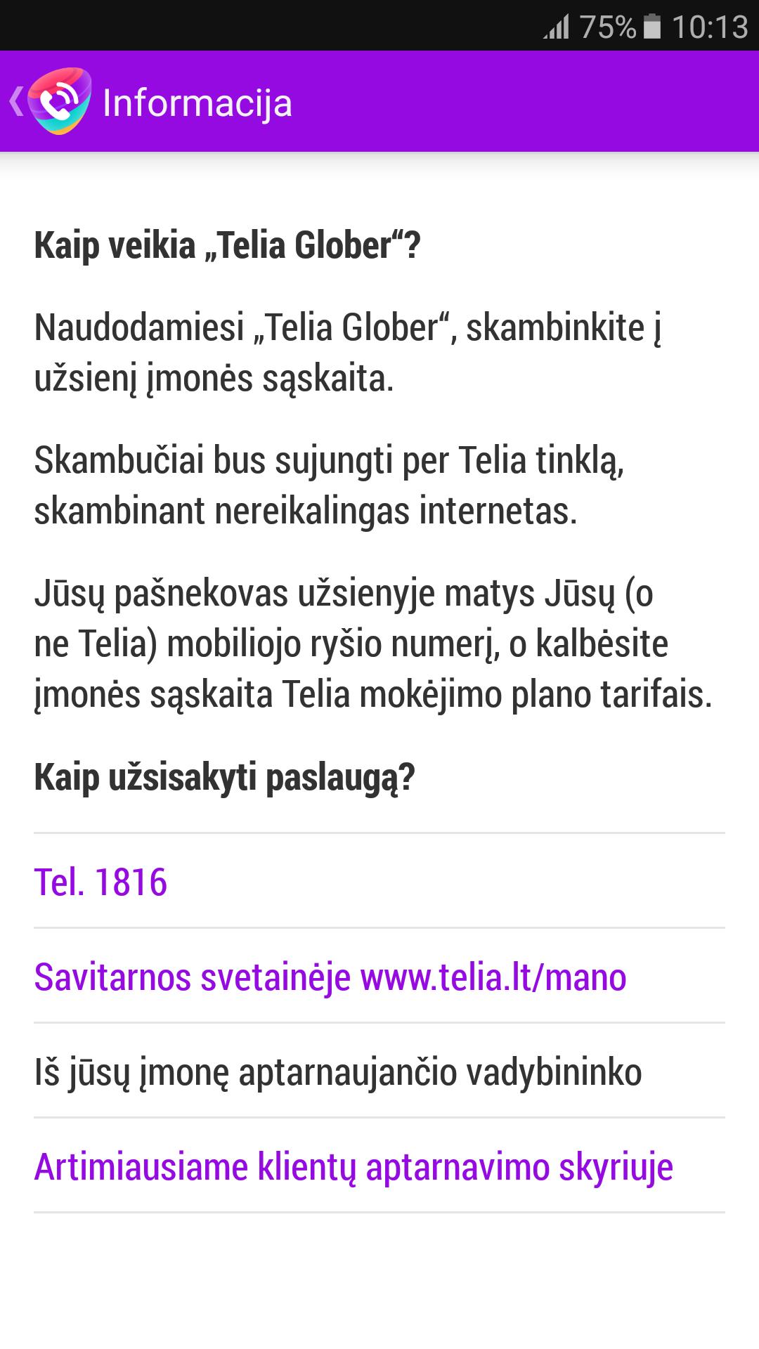 Telia Glober