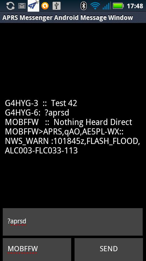 APRS Messenger Android