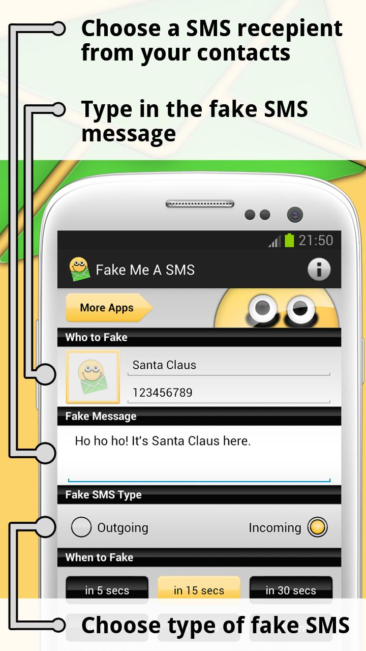 Fake Me A SMS