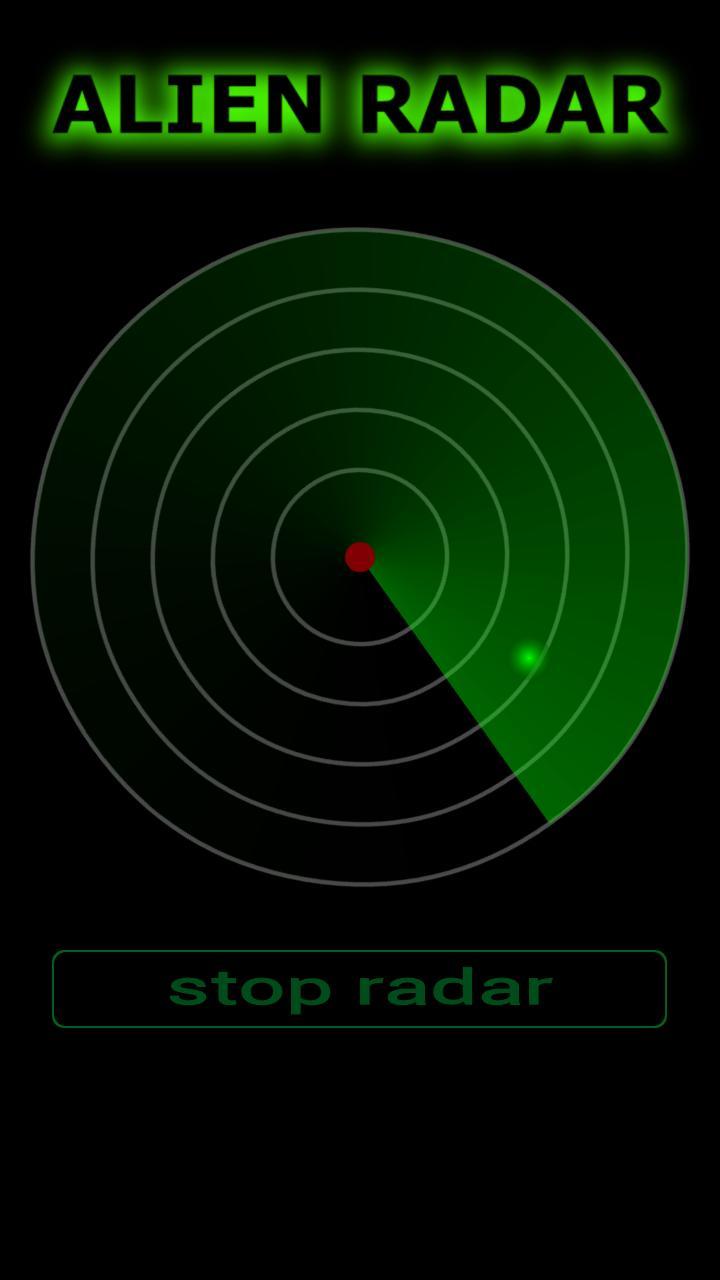 Alien Radar Simulator