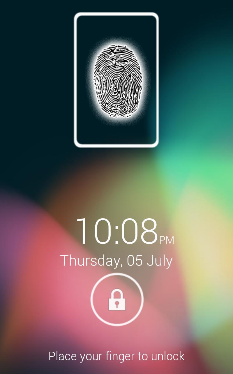 Fingerprint Screen Lock-Prank