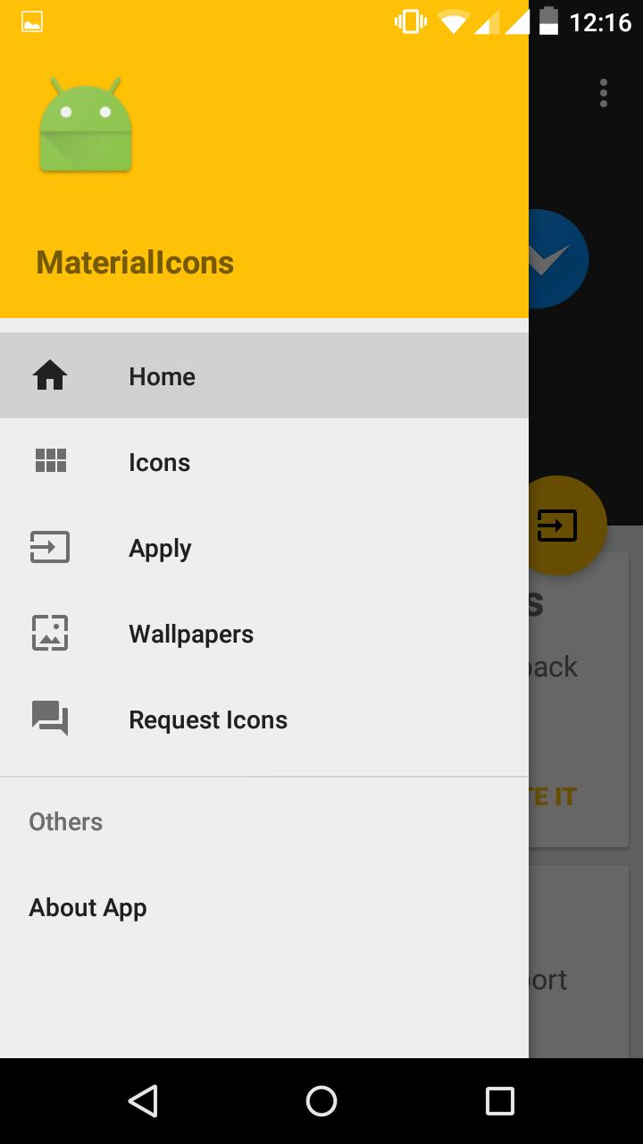 Material Icon pack template