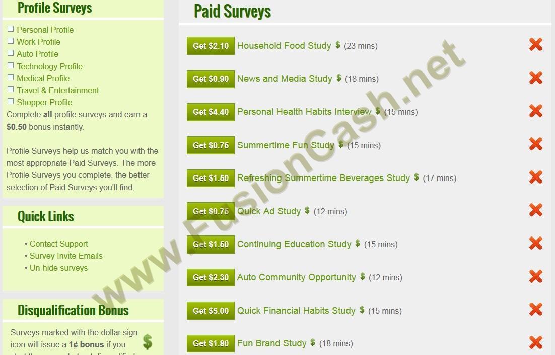 Earn Cash Get Paid Surveys