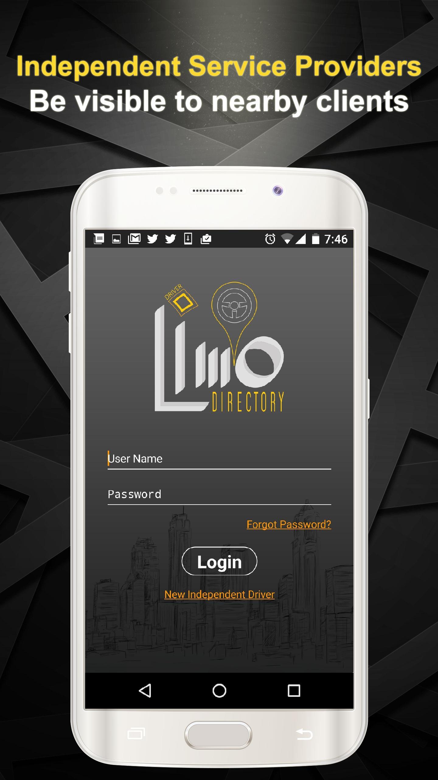 LIMO Directory Driver App