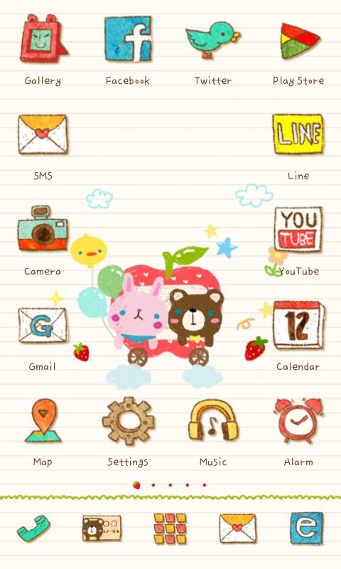 Happy apple icon theme