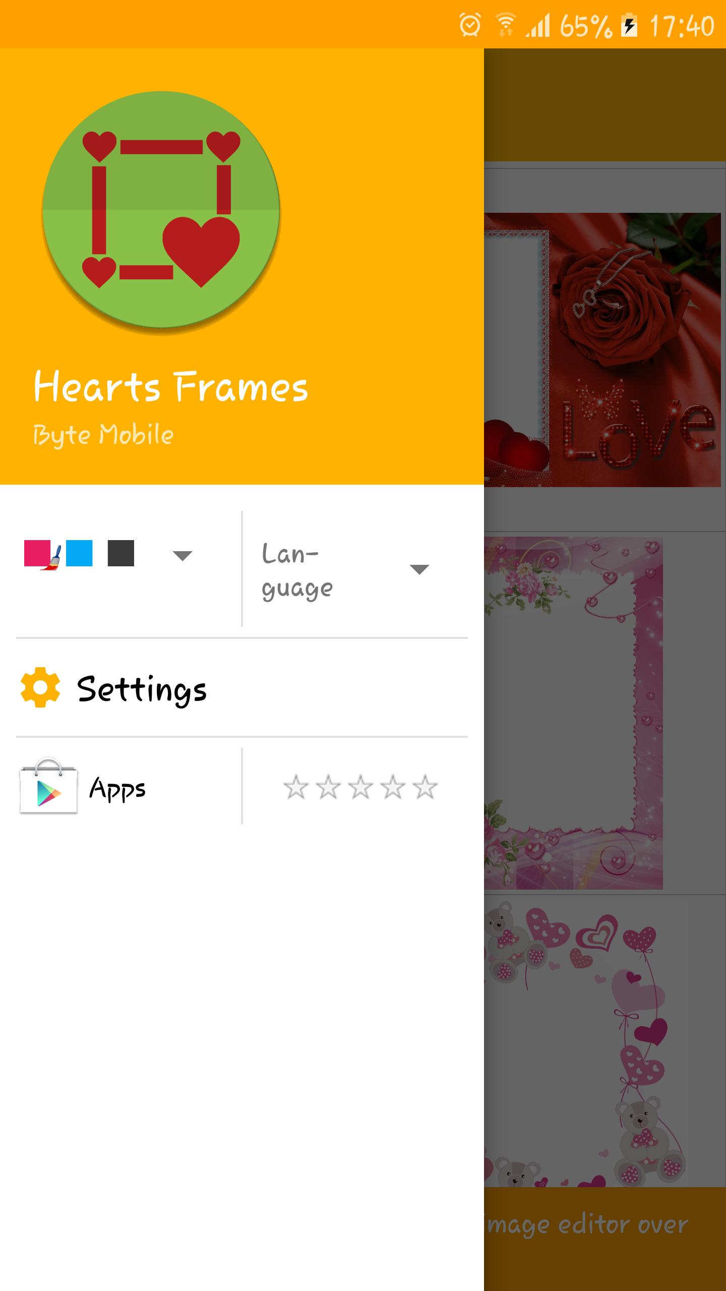 Hearts Frames