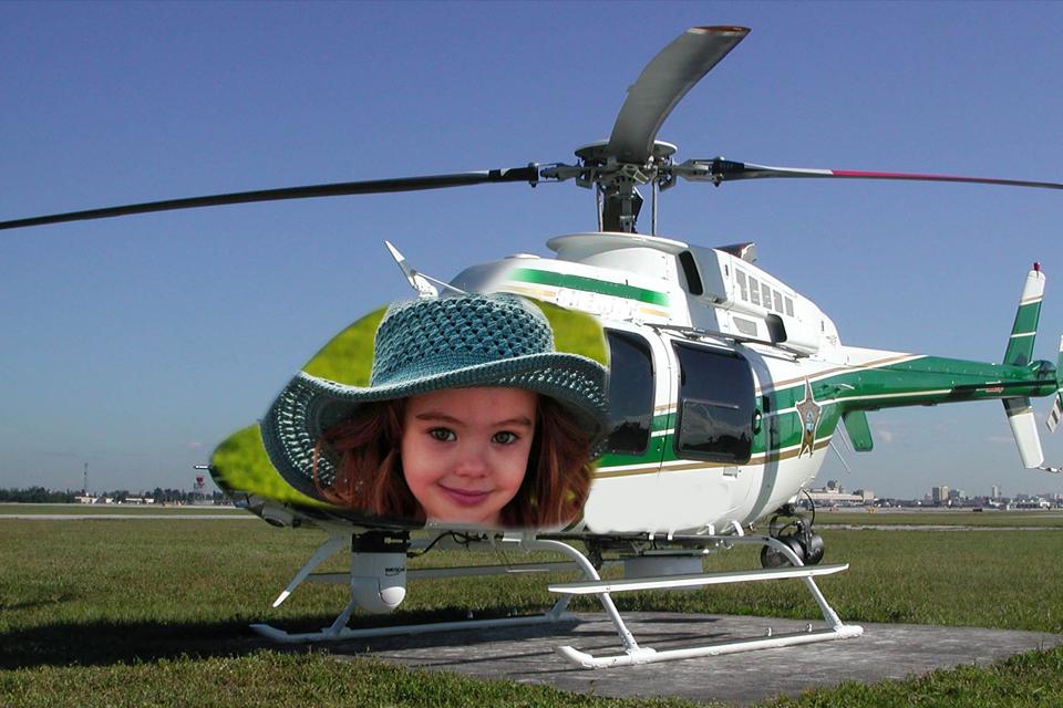 Helicopter Photo Frame