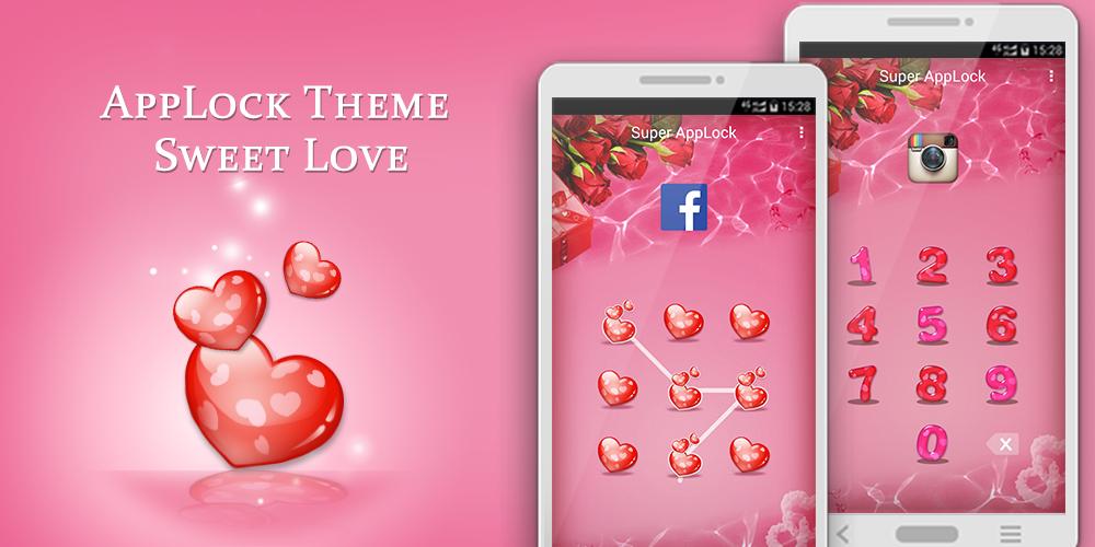 AppLock Theme Valentine Rose