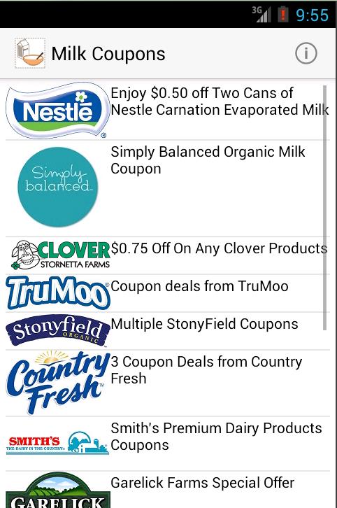 Milk Coupons