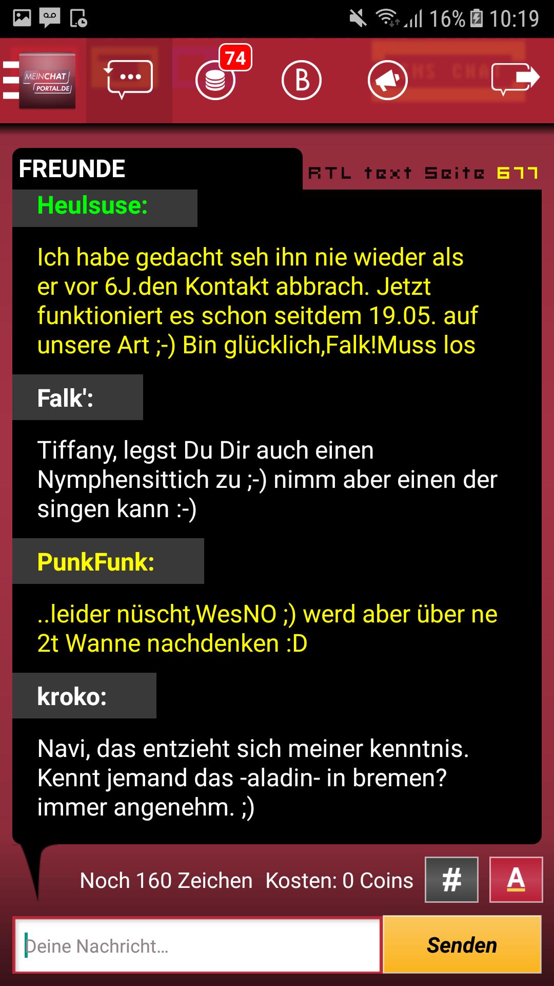 Mein Chat Portal- RTL SMS Chat