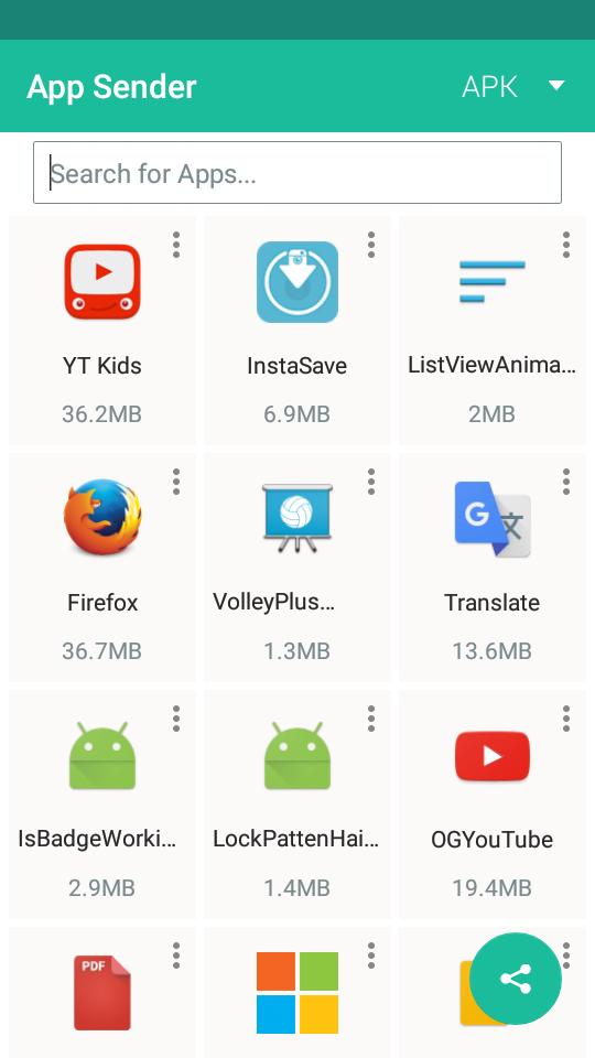AppSender -  Share Apps