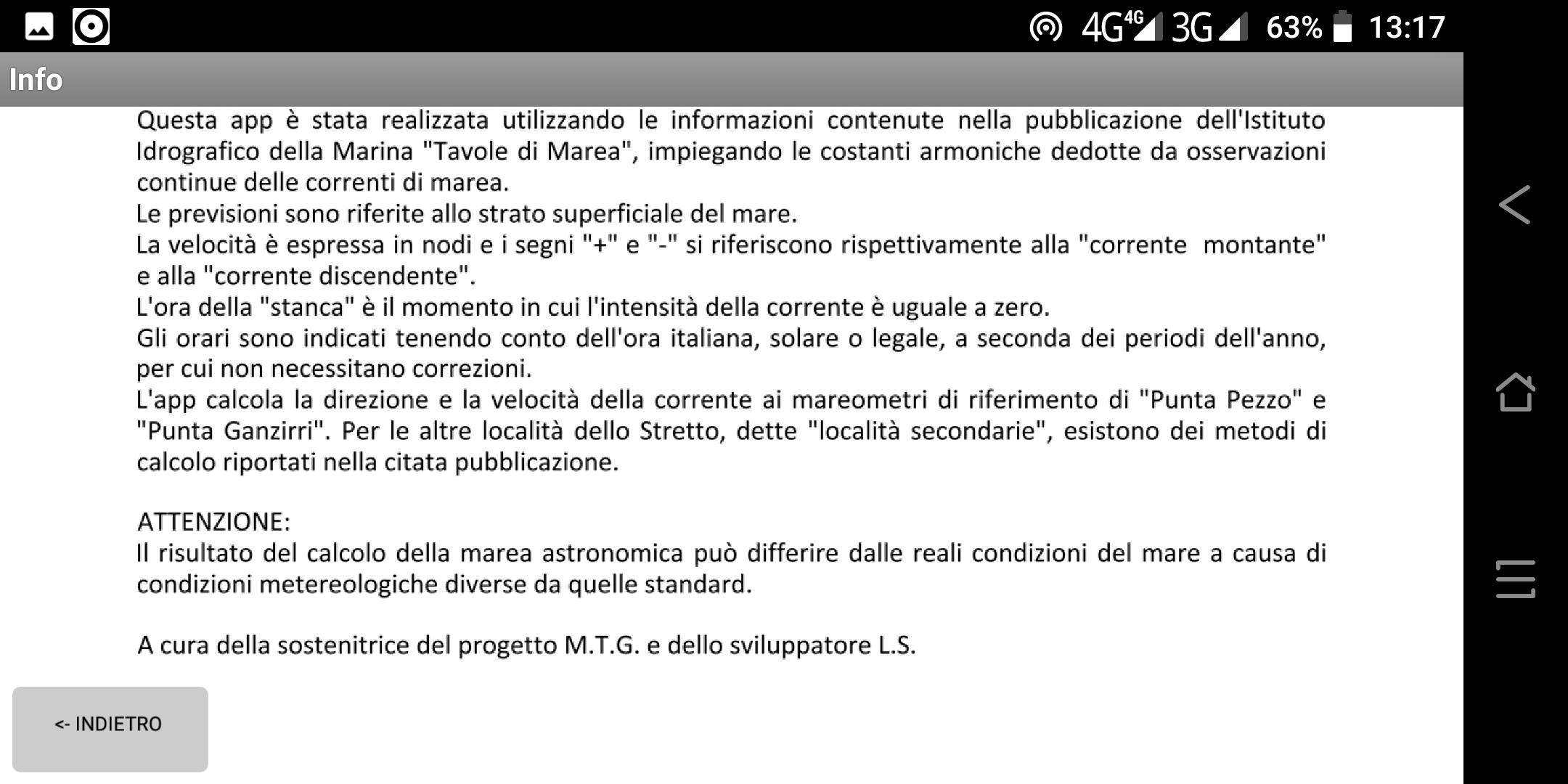 Tidal current Strait Messina