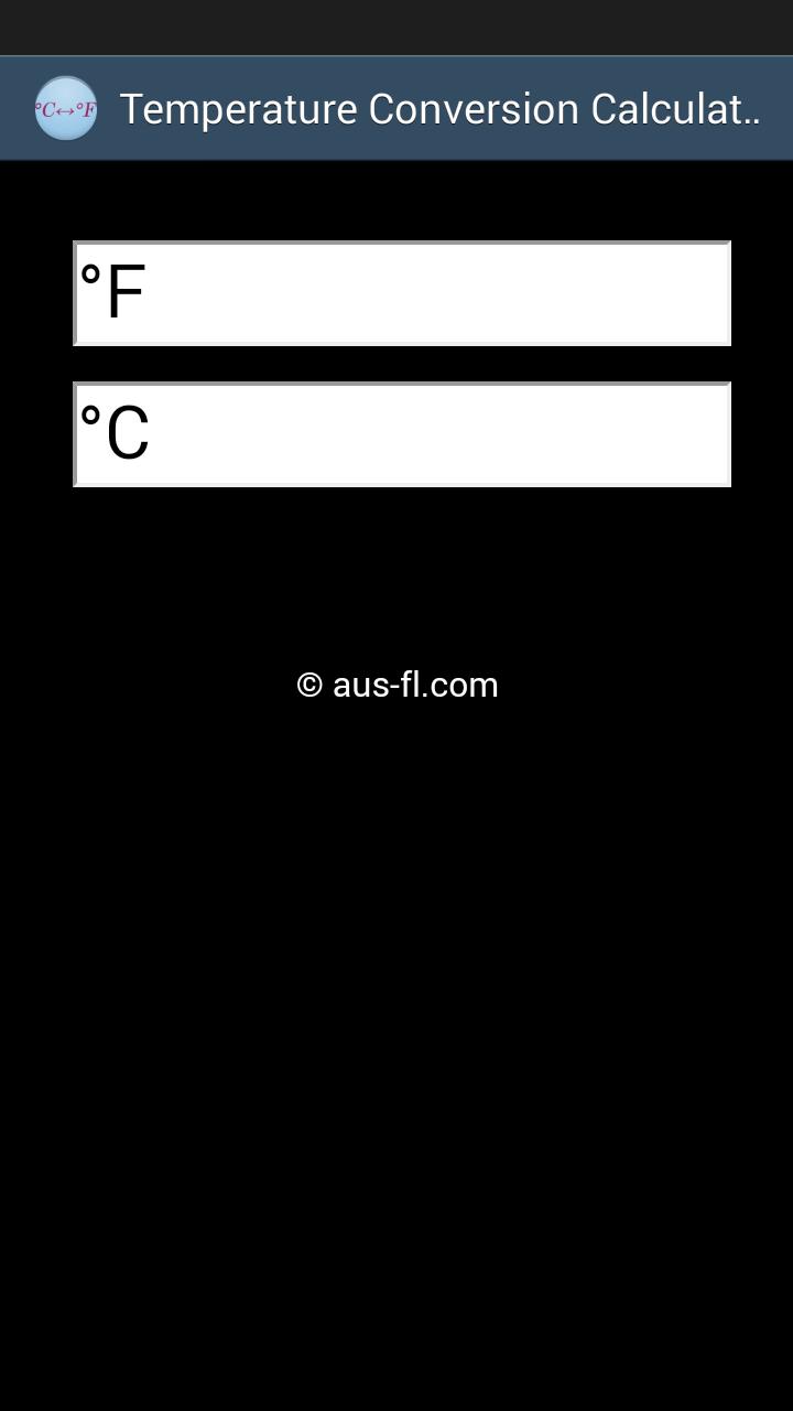 Temperature Conversion Calcula