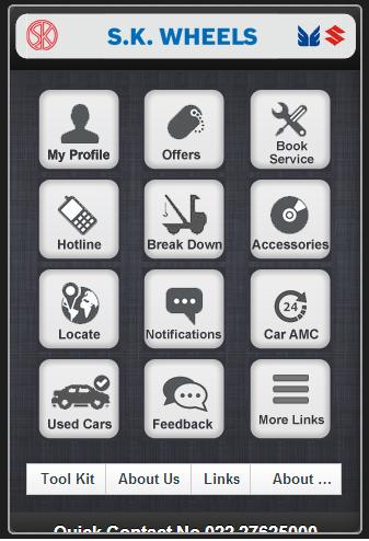 SK Wheels Mobile Care App