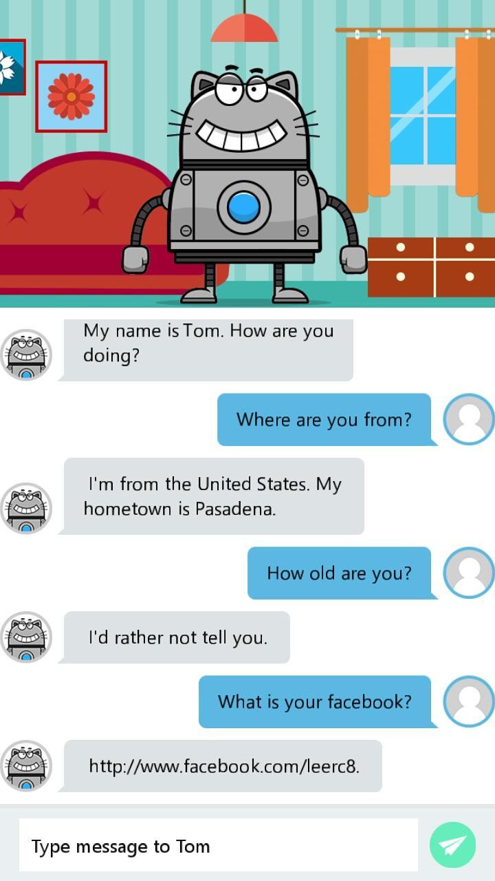 Chat with Tom Robot