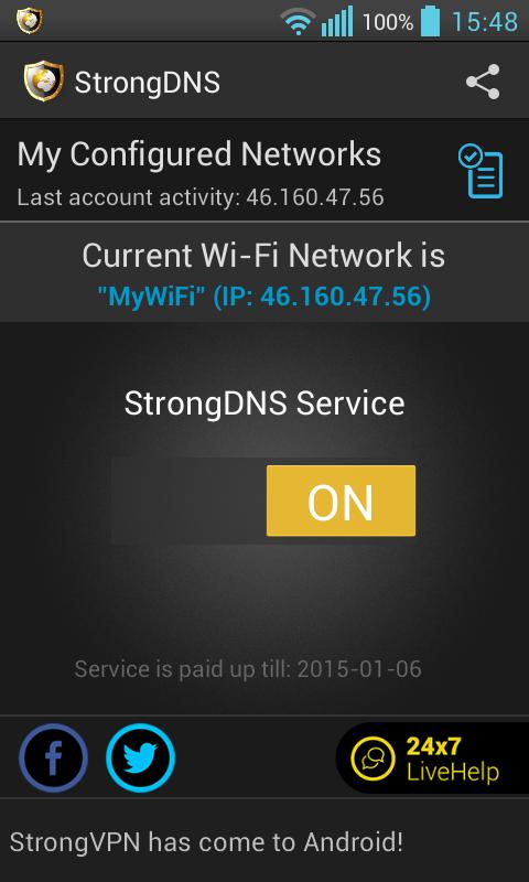 StrongDNS Client