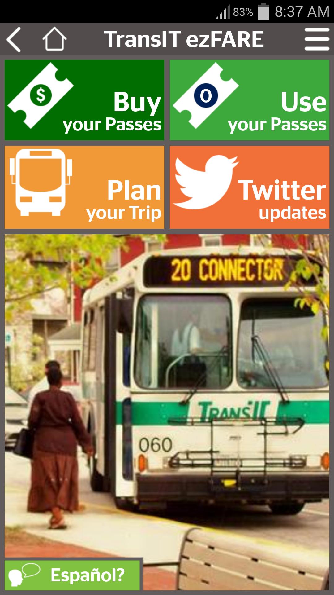 TransIT ezFARE App