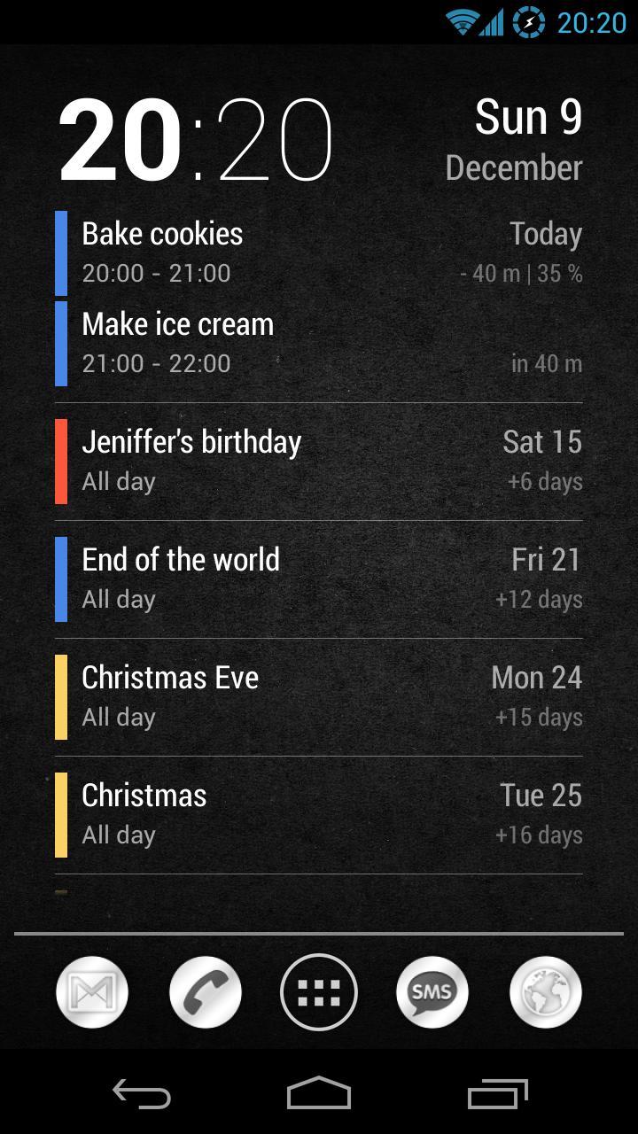 Neat Calendar Widget