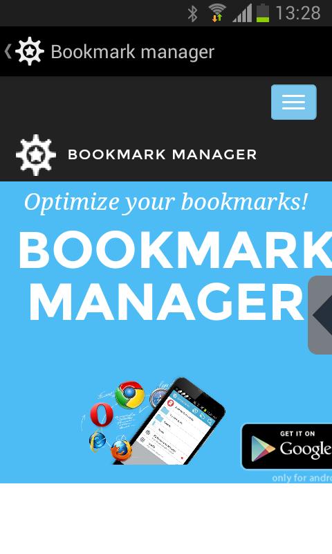 Bookmark Manager - Lite