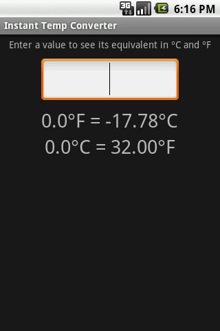 Instant Temp Converter Lite