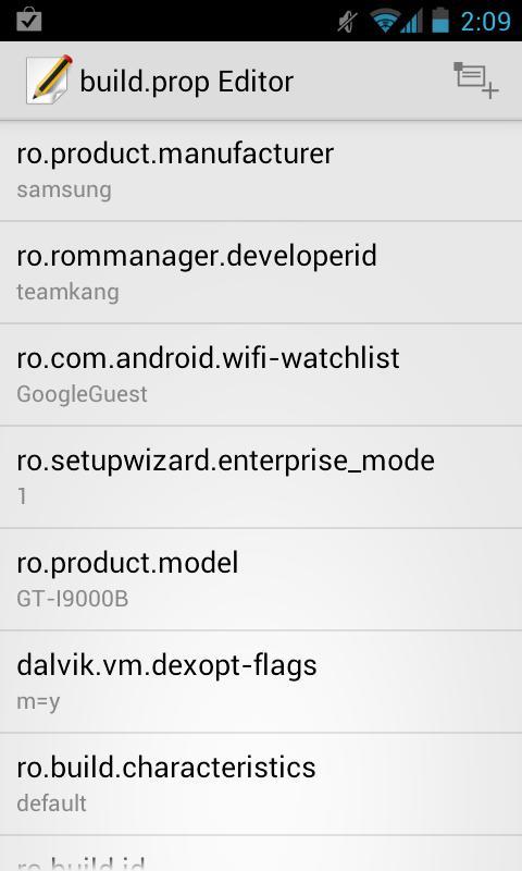 build.prop Editor