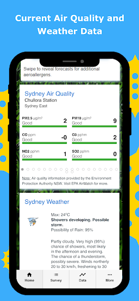 Sydney Pollen Count & Forecast