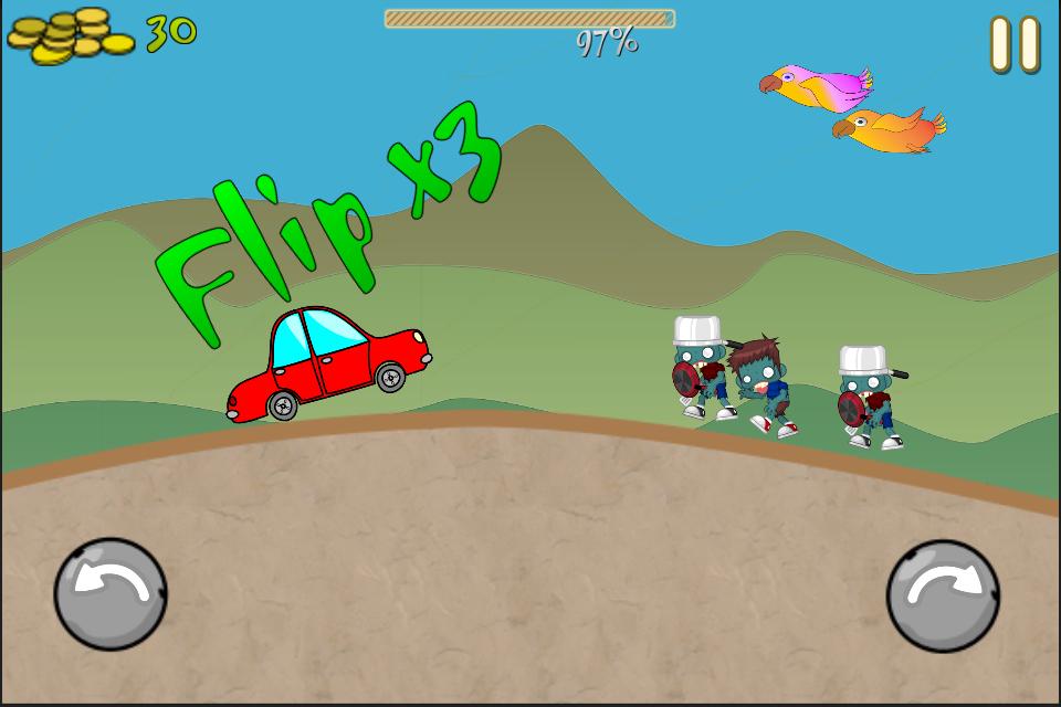 Kids Cars Running Over Zombies