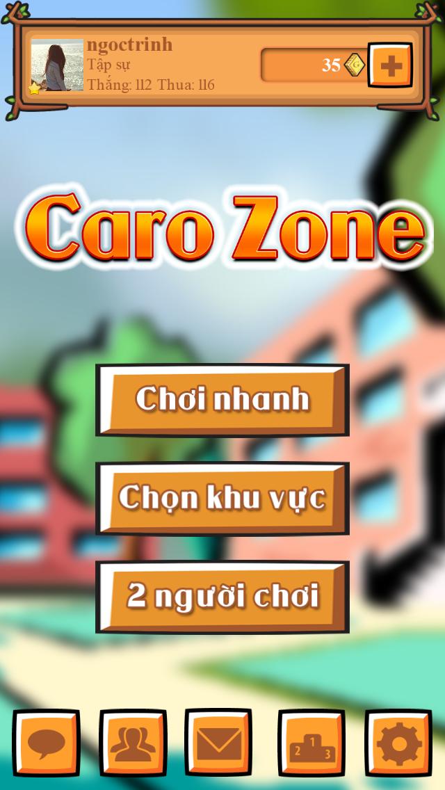 Caro Online: Caro Zone