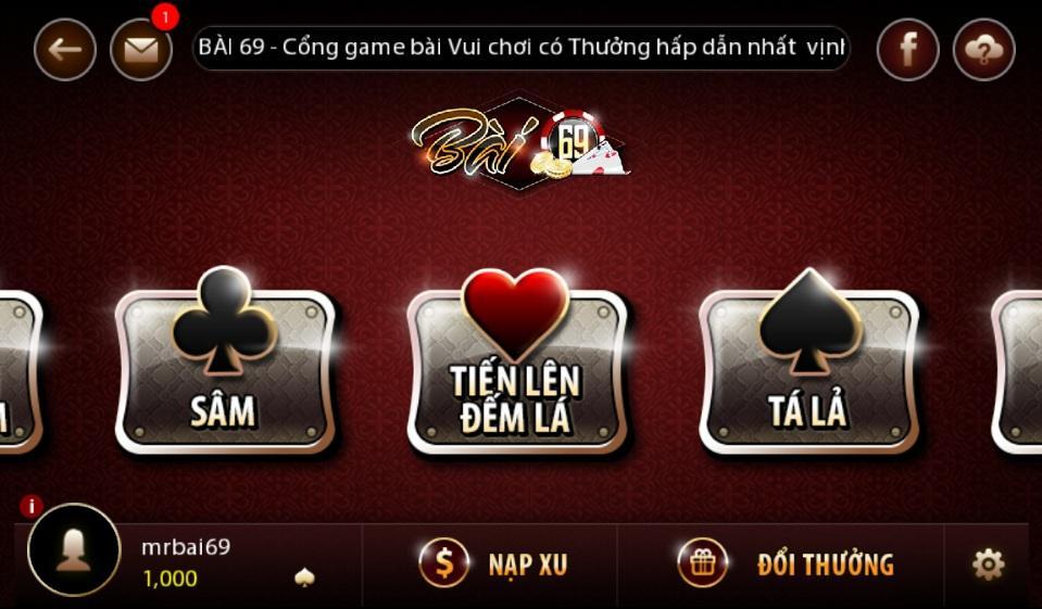 Game bai doi thuong bai69