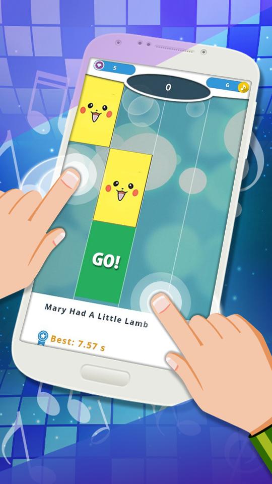 Piano Tiles : Tap Pikachu Go