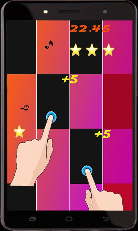 Piano Tiles for Coldplay Songs