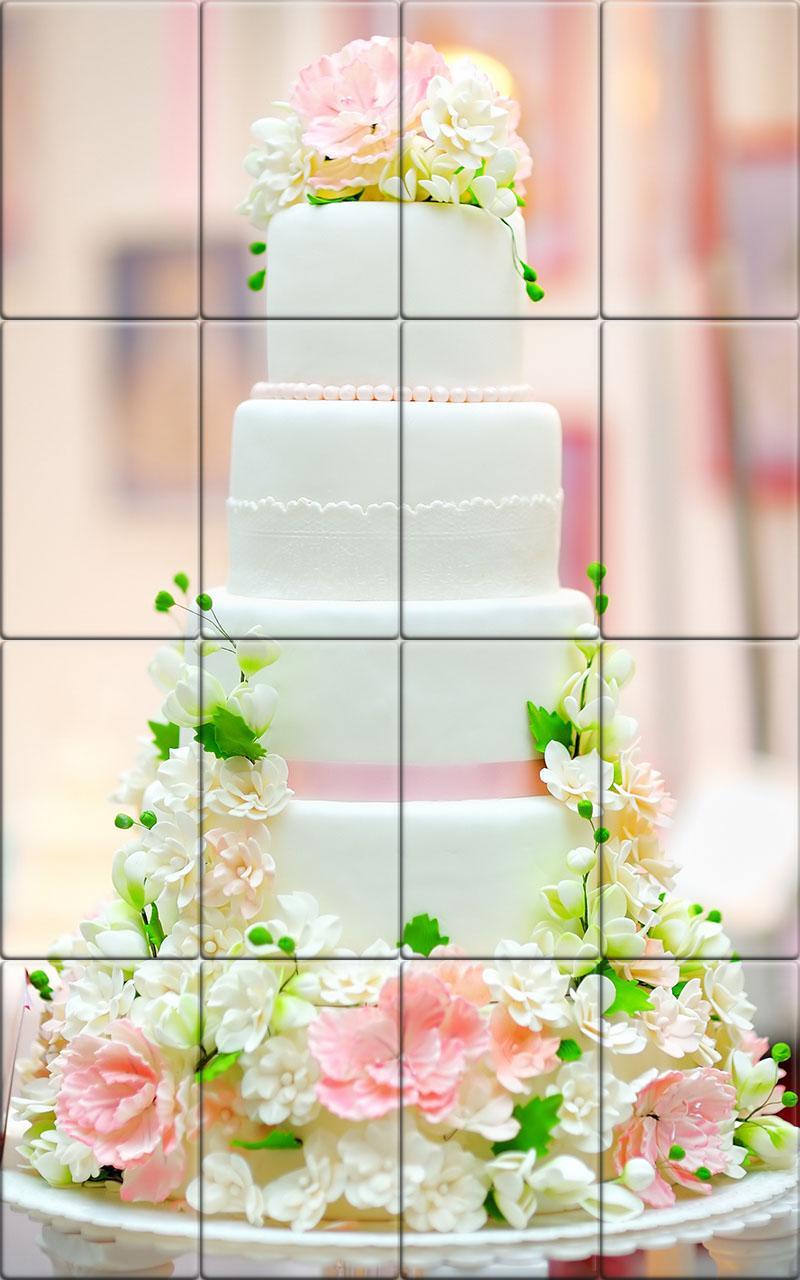 Tile Puzzle Wedding Cake