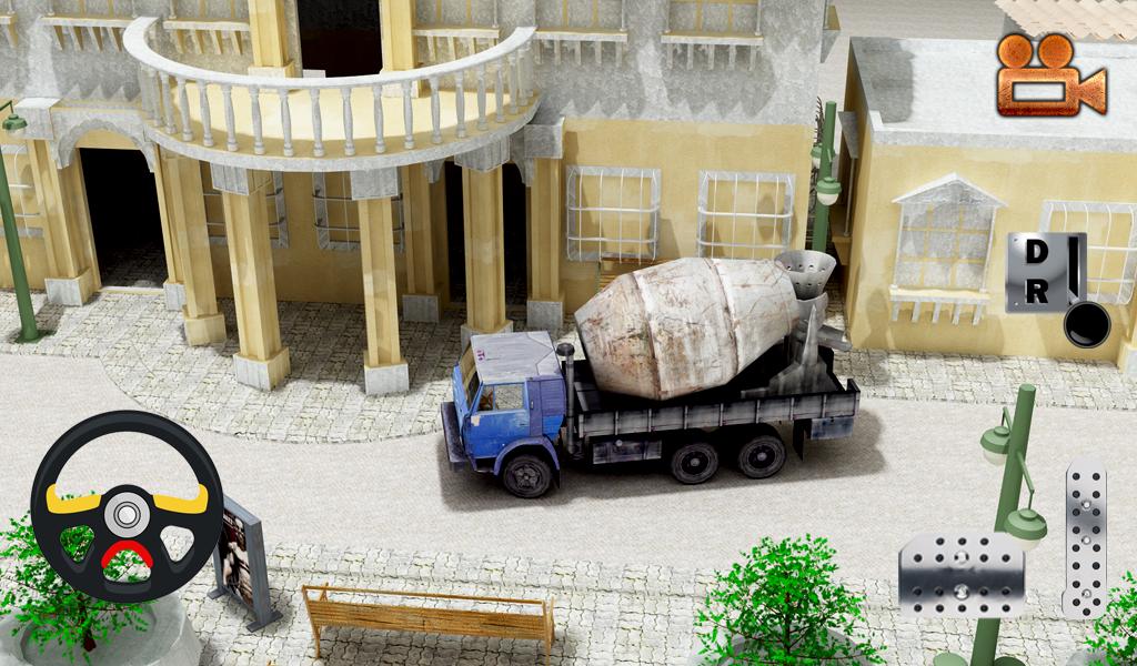 Construction Truck Parking 3D