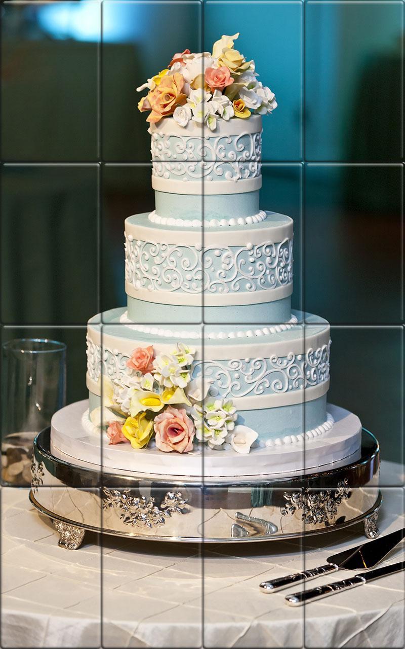 Tile Puzzle Wedding Cake