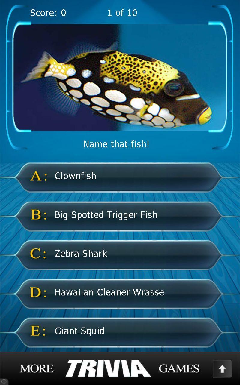 Name that Fish Trivia