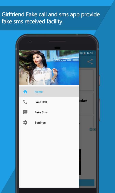 GirlFriend Fake Call And Sms
