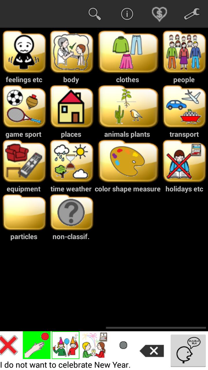 AAC speech communicator