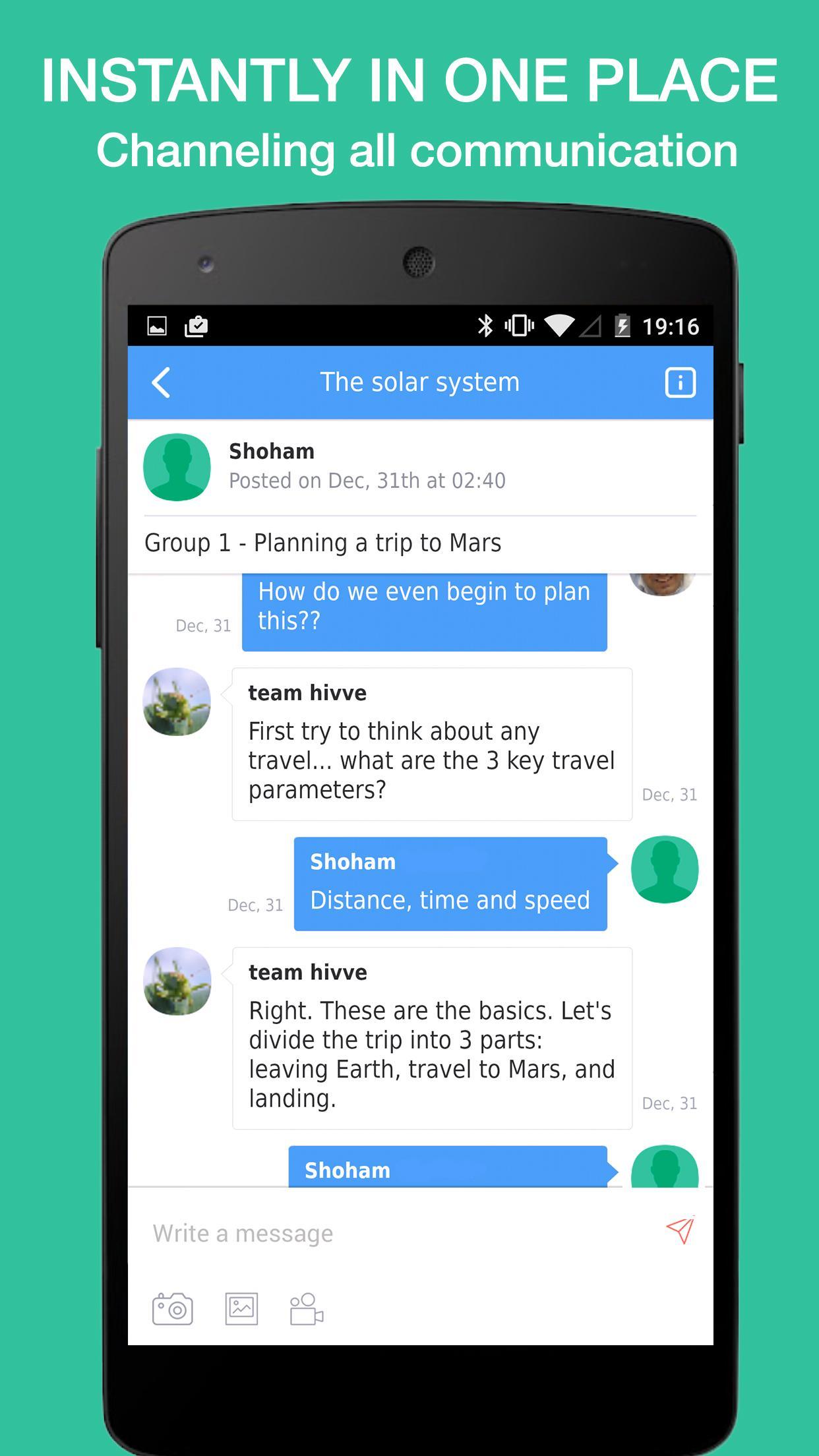 hivve: Collaborative Messenger