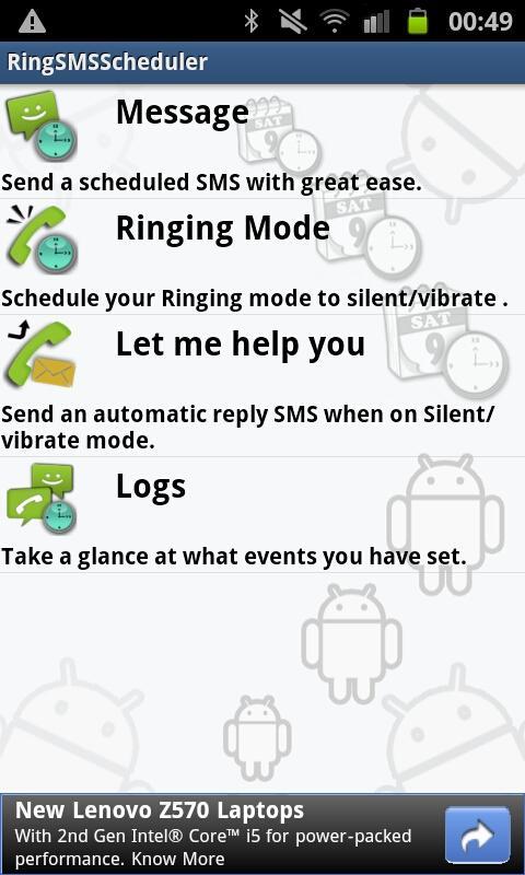 Ringer and Message Scheduler