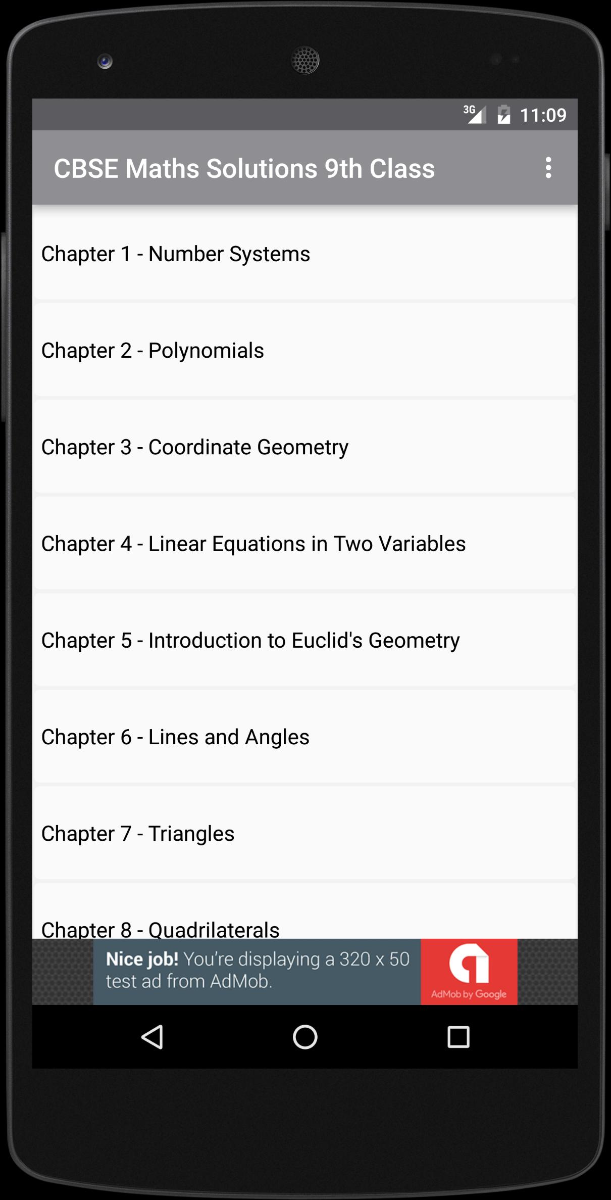 CBSE Maths Solutions 9th Class