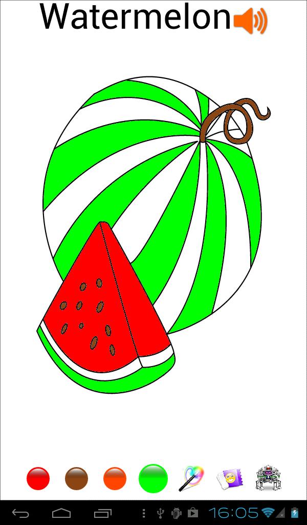 Fruit Coloring Pages