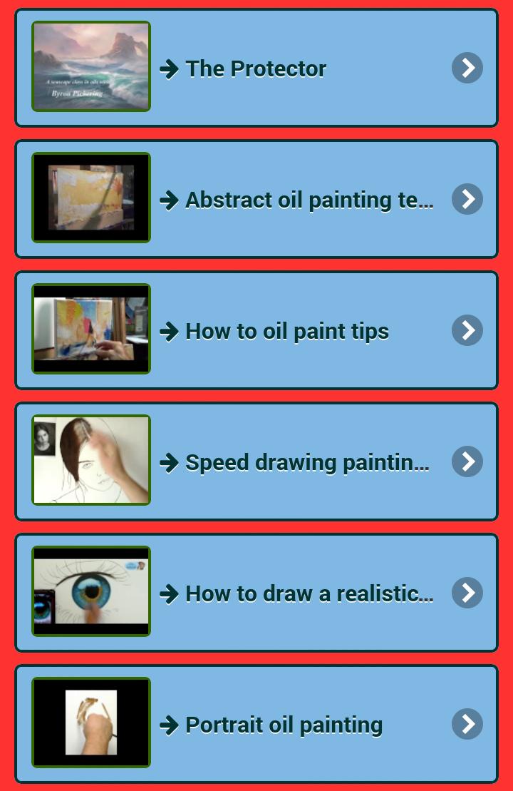 Learn to paint in oils