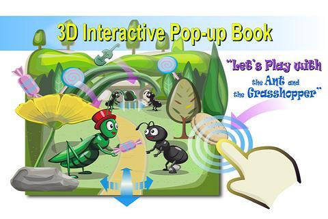 Ant&Grasshopper:3D Story Book