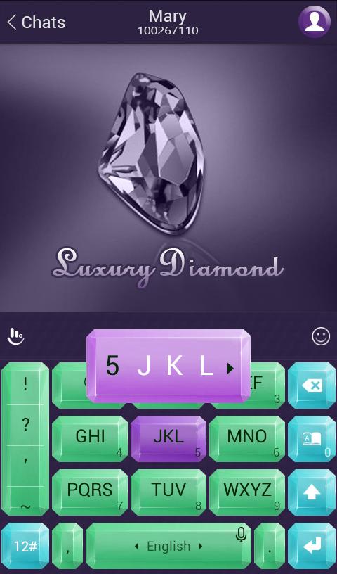 TouchPal Luxury Diamond Theme