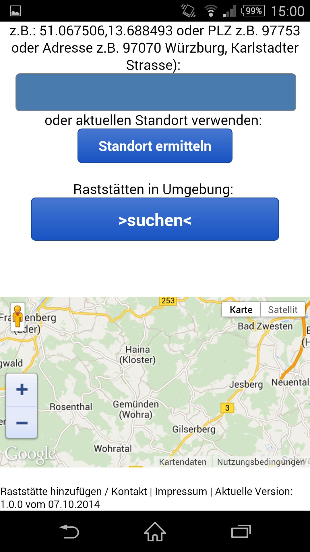 LKW Parkplatzfinder