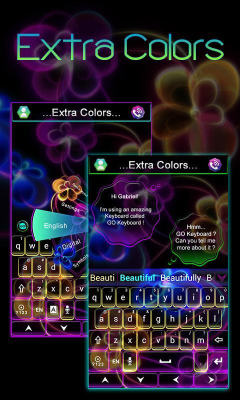 Extra Colors GO Keyboard Theme