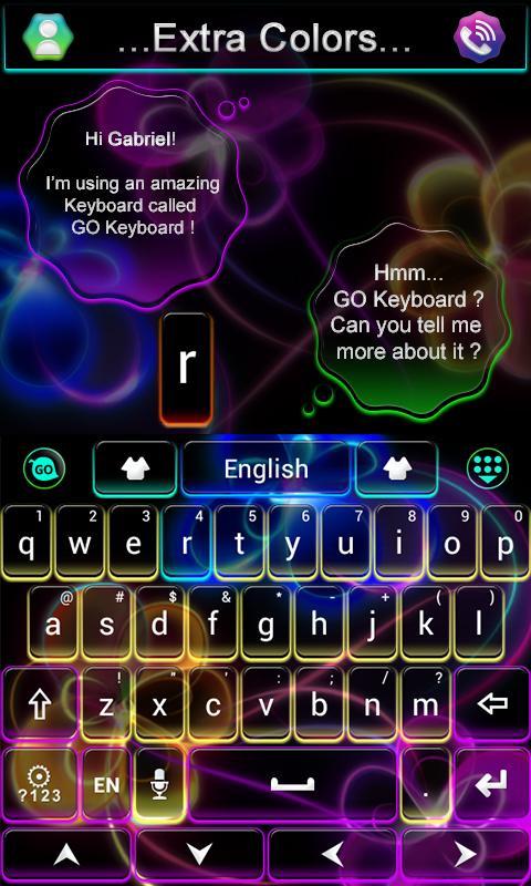 Extra Colors GO Keyboard Theme