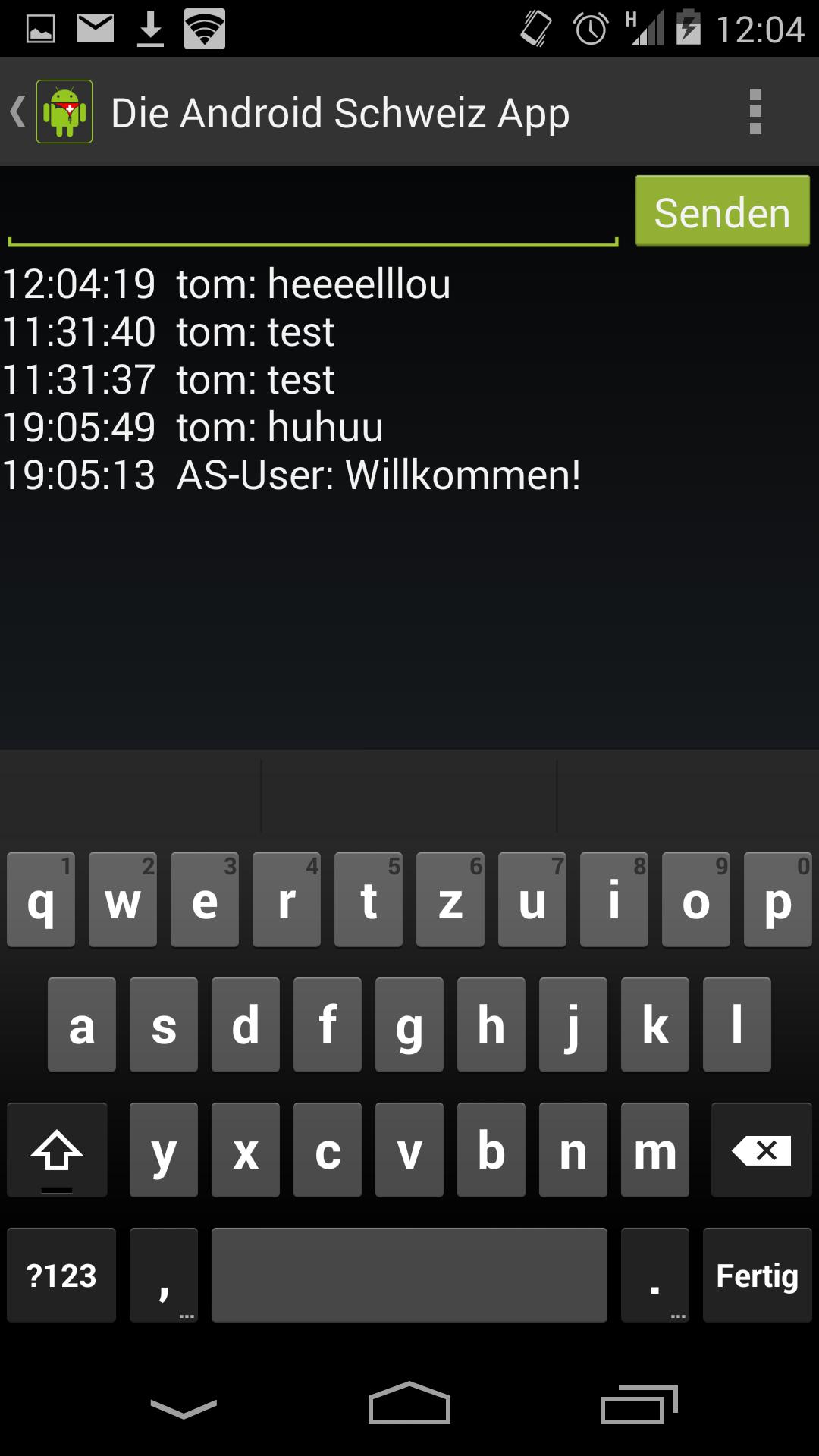 ASAPP die Android Schweiz App