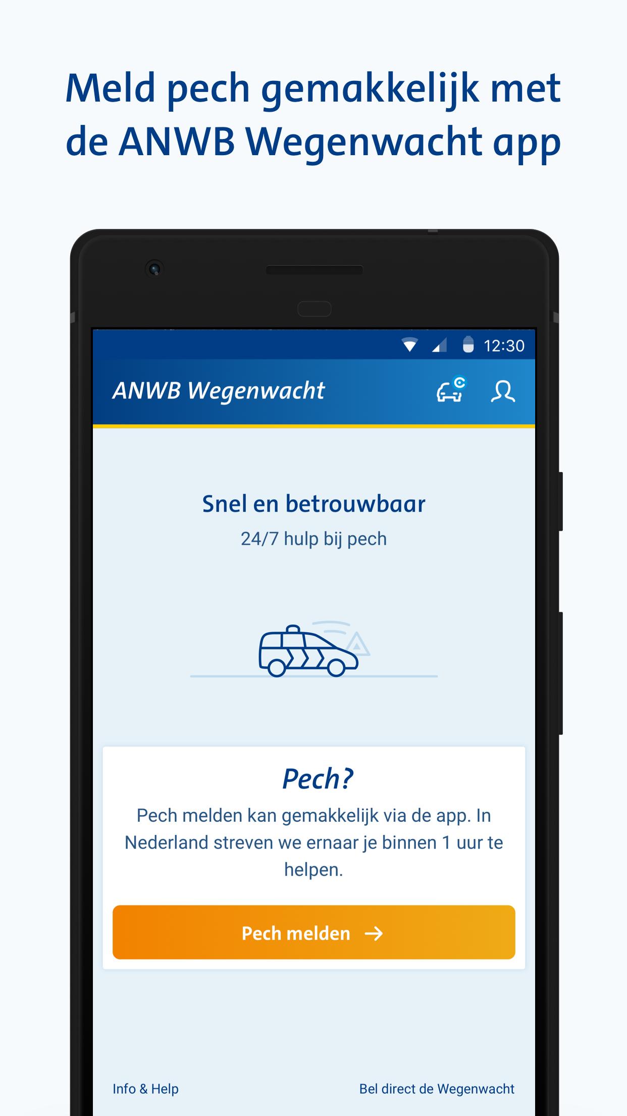 ANWB Wegenwacht Pechhulp app