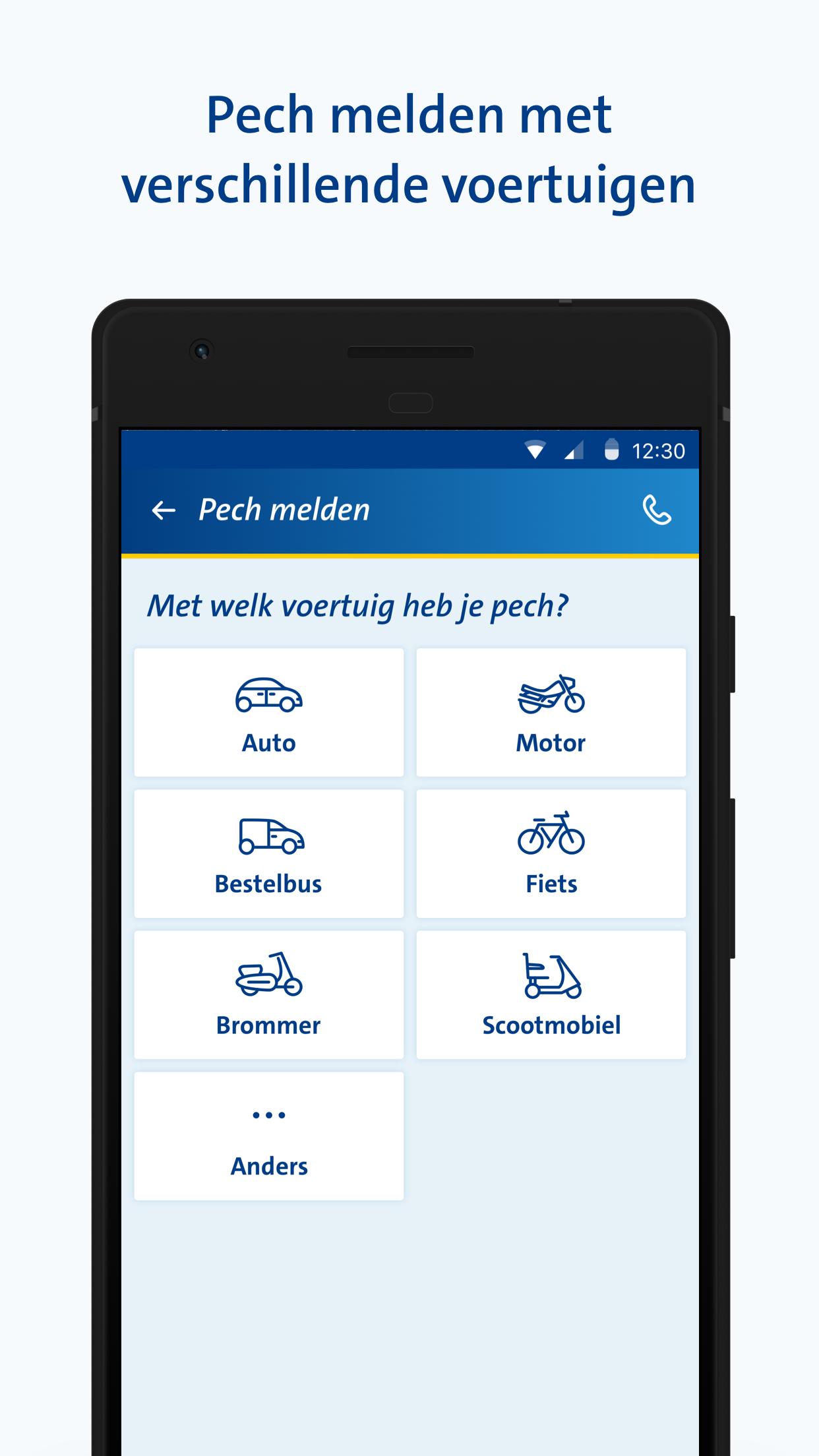 ANWB Wegenwacht Pechhulp app